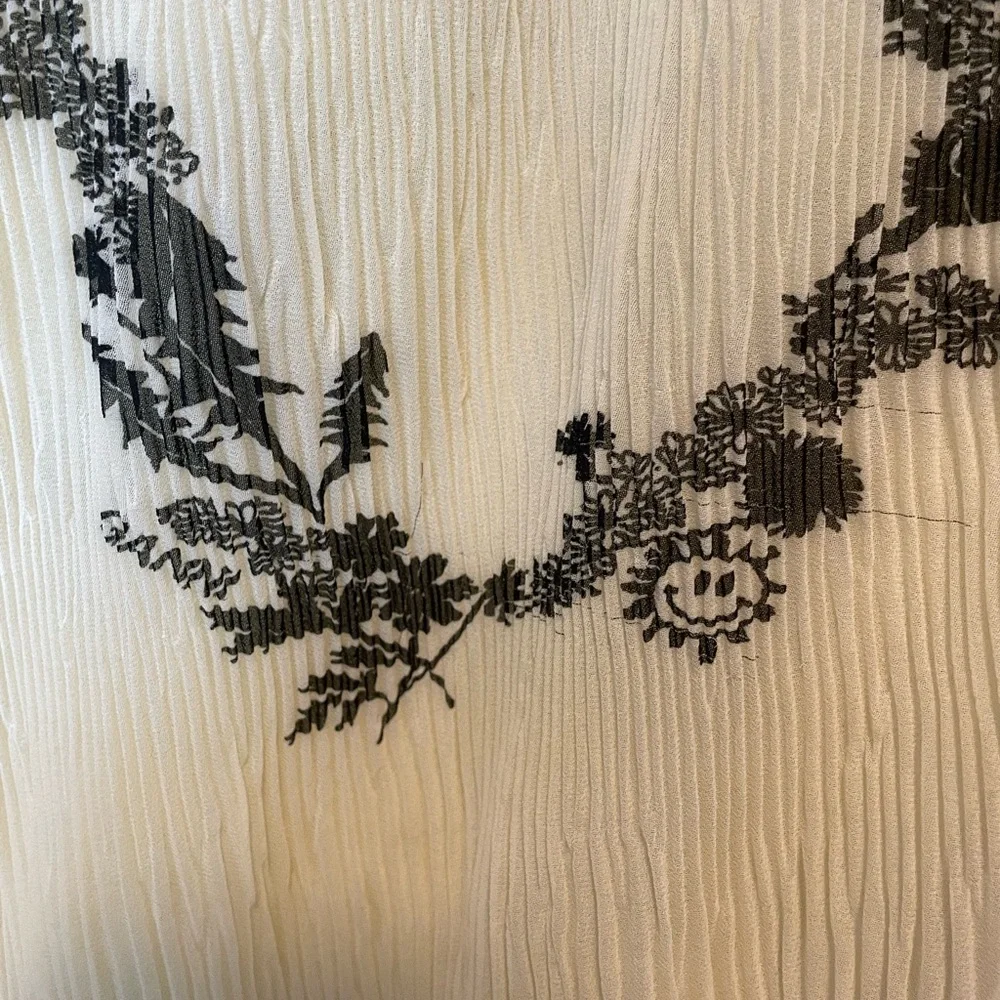 GANNI Georgette Midi Skirt - Size 44 (US 12) - Picture 3 of 7
